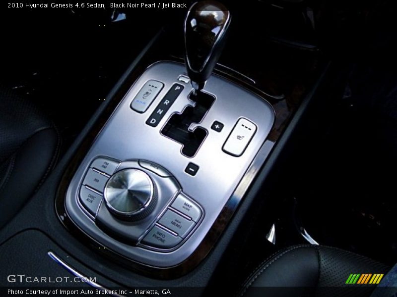 Black Noir Pearl / Jet Black 2010 Hyundai Genesis 4.6 Sedan