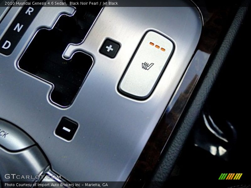 Black Noir Pearl / Jet Black 2010 Hyundai Genesis 4.6 Sedan