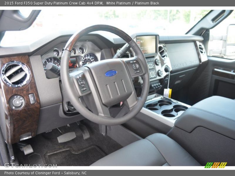 Platinum Black Interior - 2015 F350 Super Duty Platinum Crew Cab 4x4 DRW 