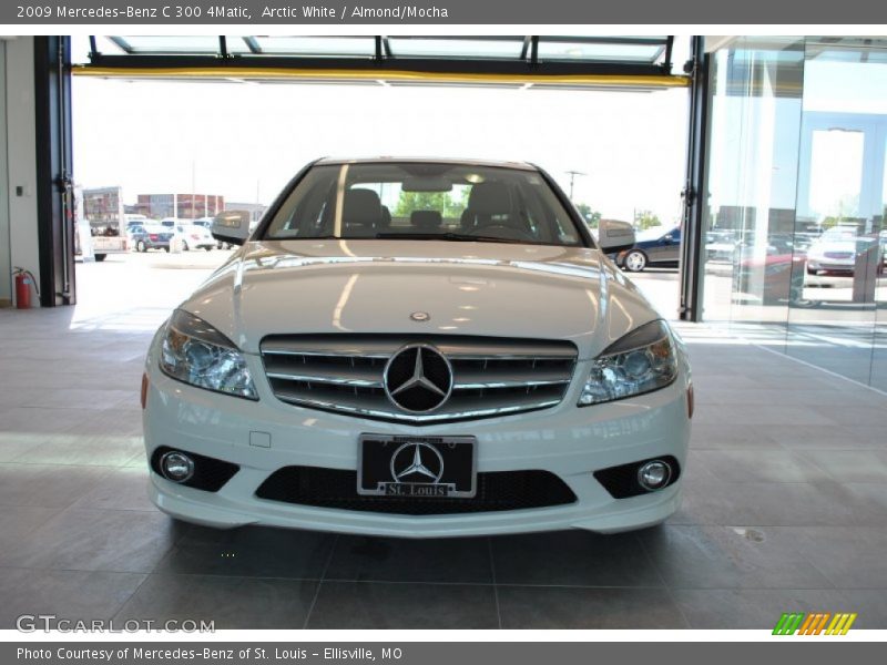 Arctic White / Almond/Mocha 2009 Mercedes-Benz C 300 4Matic