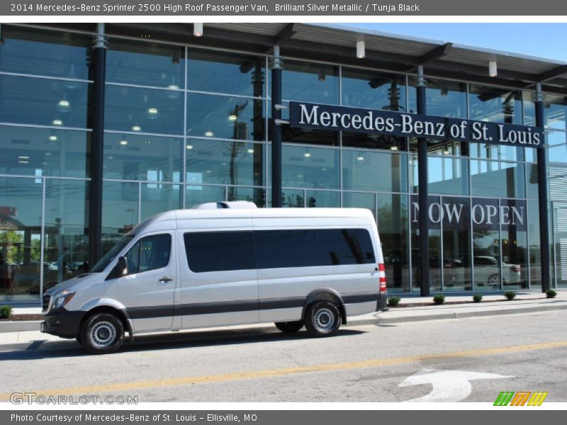 Brilliant Silver Metallic / Tunja Black 2014 Mercedes-Benz Sprinter 2500 High Roof Passenger Van