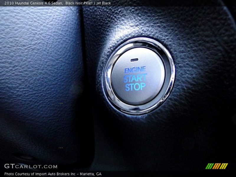 Black Noir Pearl / Jet Black 2010 Hyundai Genesis 4.6 Sedan