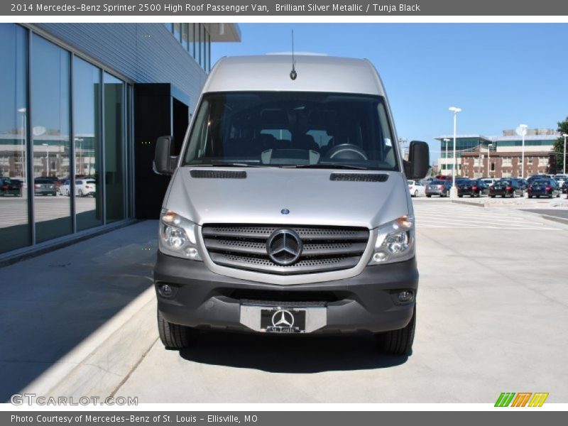 Brilliant Silver Metallic / Tunja Black 2014 Mercedes-Benz Sprinter 2500 High Roof Passenger Van