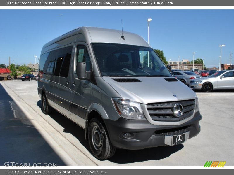 Brilliant Silver Metallic / Tunja Black 2014 Mercedes-Benz Sprinter 2500 High Roof Passenger Van