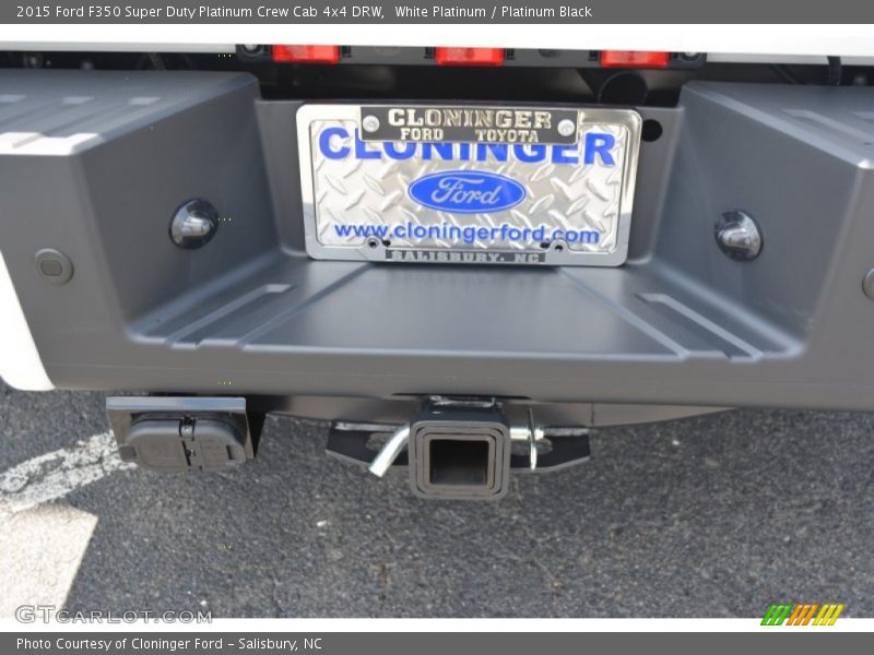 White Platinum / Platinum Black 2015 Ford F350 Super Duty Platinum Crew Cab 4x4 DRW