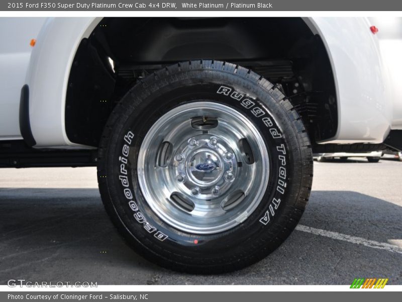  2015 F350 Super Duty Platinum Crew Cab 4x4 DRW Wheel