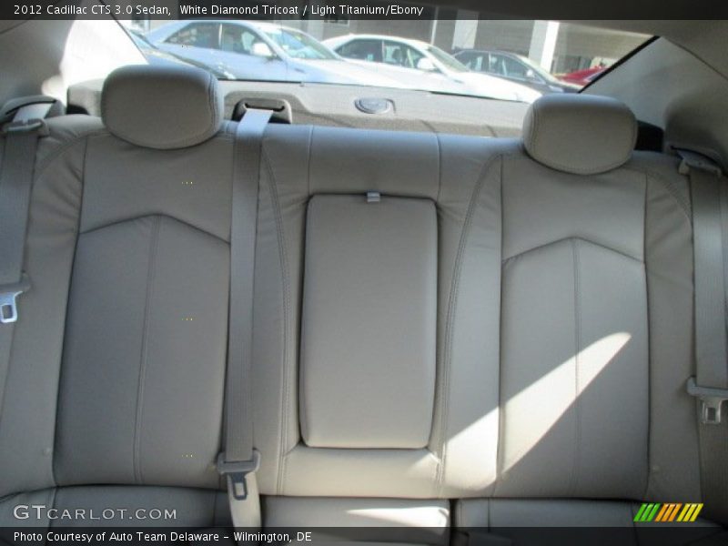 White Diamond Tricoat / Light Titanium/Ebony 2012 Cadillac CTS 3.0 Sedan