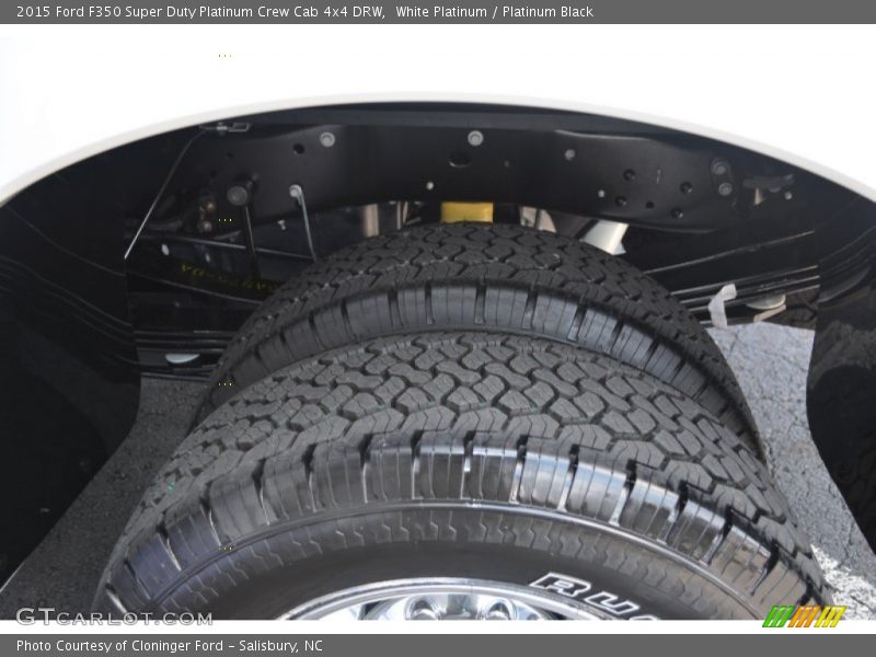 White Platinum / Platinum Black 2015 Ford F350 Super Duty Platinum Crew Cab 4x4 DRW