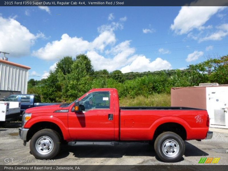  2015 F350 Super Duty XL Regular Cab 4x4 Vermillion Red