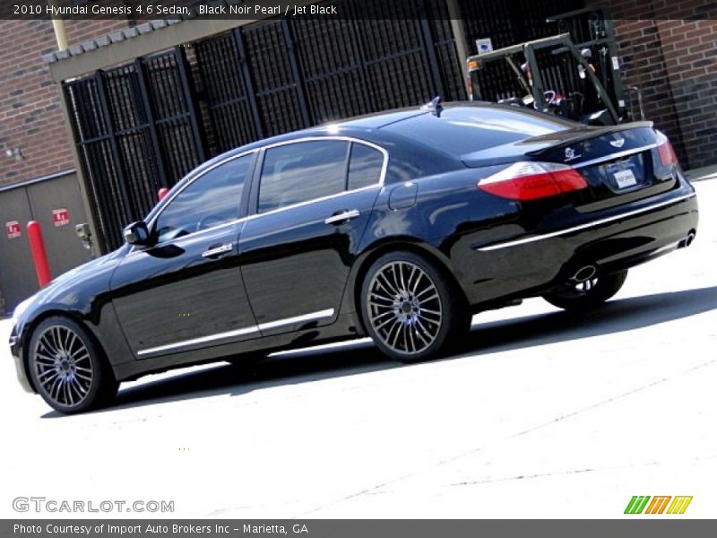 Black Noir Pearl / Jet Black 2010 Hyundai Genesis 4.6 Sedan
