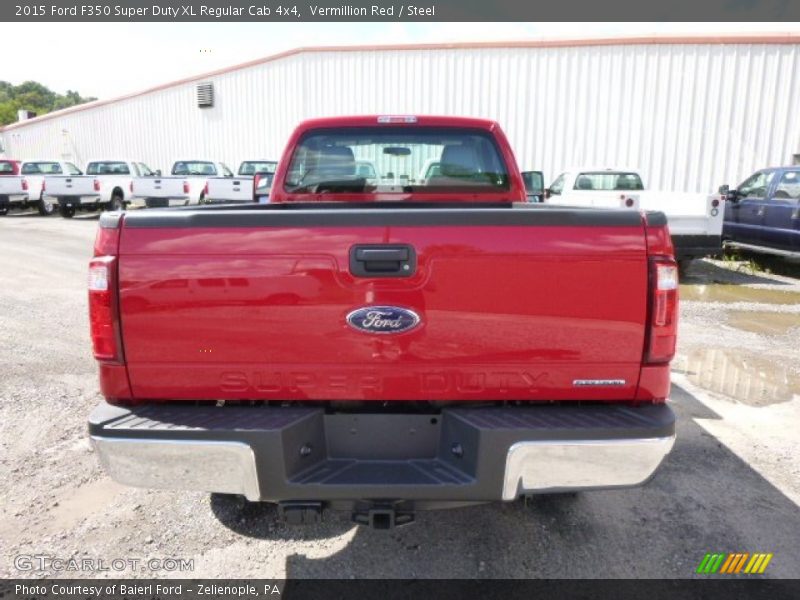 Vermillion Red / Steel 2015 Ford F350 Super Duty XL Regular Cab 4x4