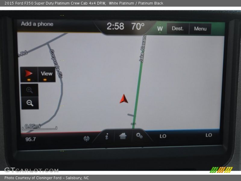 Navigation of 2015 F350 Super Duty Platinum Crew Cab 4x4 DRW