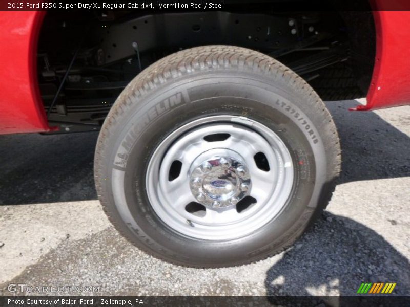Vermillion Red / Steel 2015 Ford F350 Super Duty XL Regular Cab 4x4