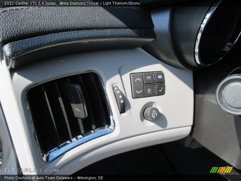 White Diamond Tricoat / Light Titanium/Ebony 2012 Cadillac CTS 3.0 Sedan