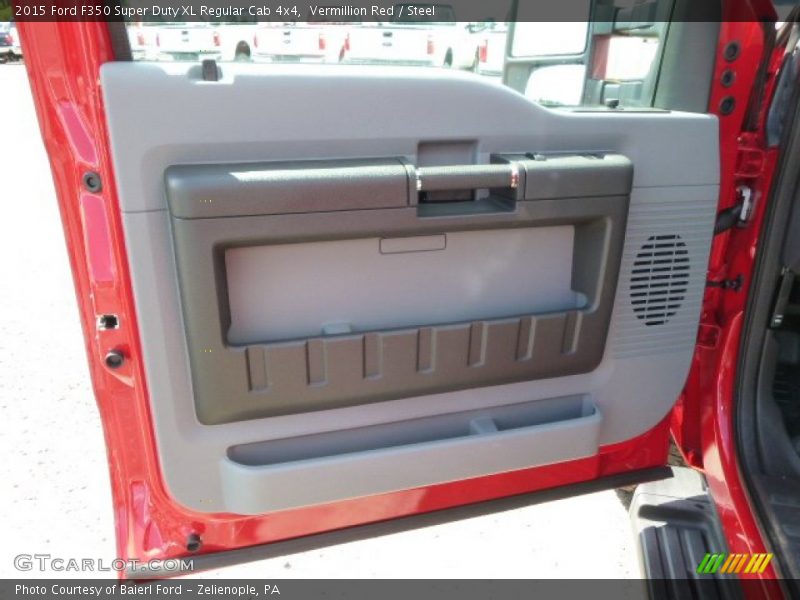 Vermillion Red / Steel 2015 Ford F350 Super Duty XL Regular Cab 4x4