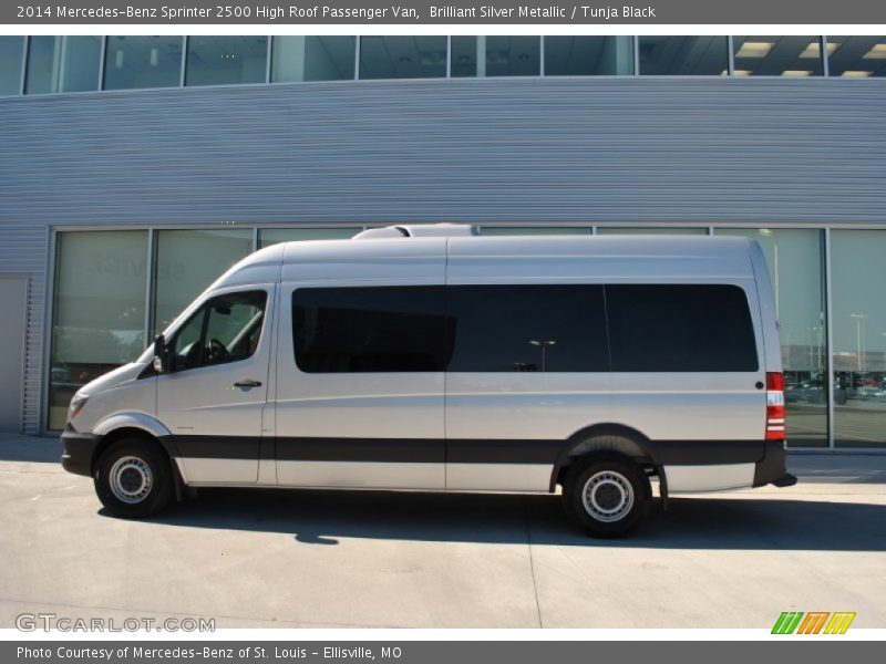 Brilliant Silver Metallic / Tunja Black 2014 Mercedes-Benz Sprinter 2500 High Roof Passenger Van