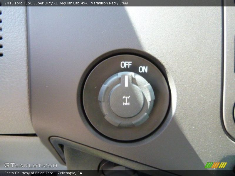 Vermillion Red / Steel 2015 Ford F350 Super Duty XL Regular Cab 4x4