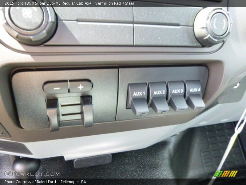Controls of 2015 F350 Super Duty XL Regular Cab 4x4