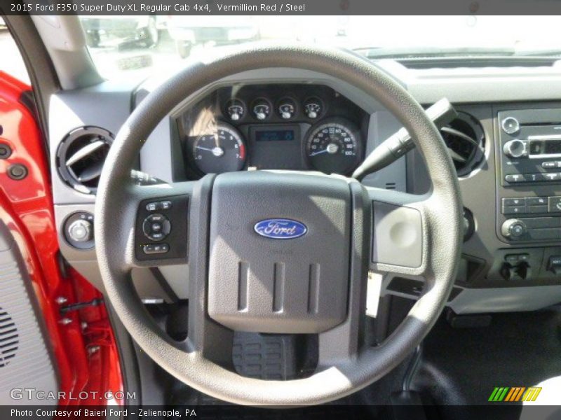  2015 F350 Super Duty XL Regular Cab 4x4 Steering Wheel