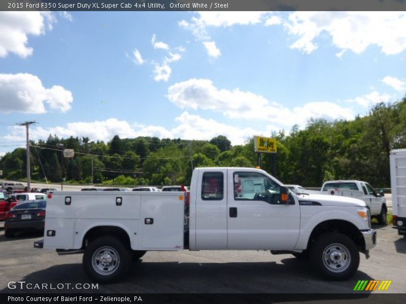 Oxford White / Steel 2015 Ford F350 Super Duty XL Super Cab 4x4 Utility