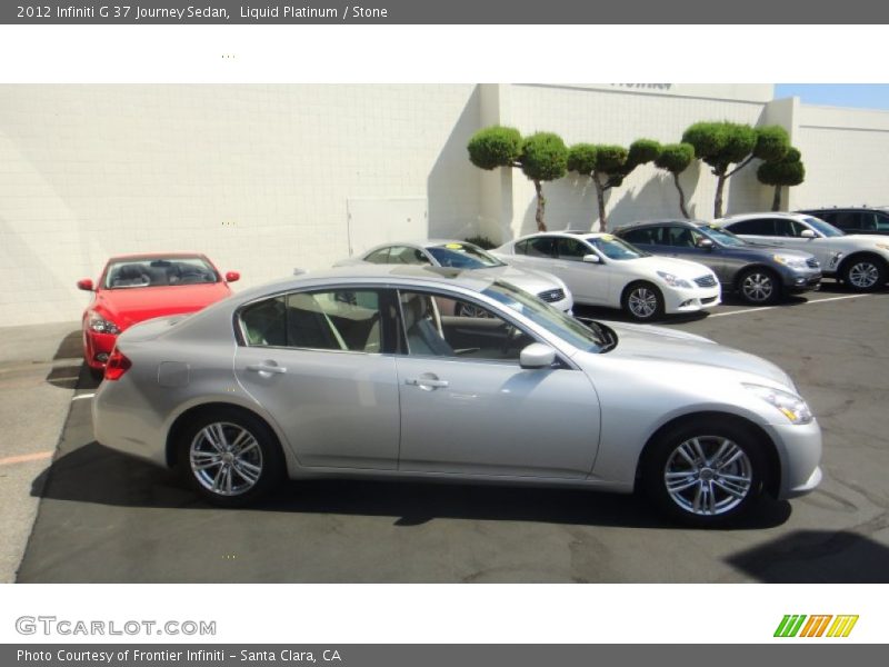 Liquid Platinum / Stone 2012 Infiniti G 37 Journey Sedan