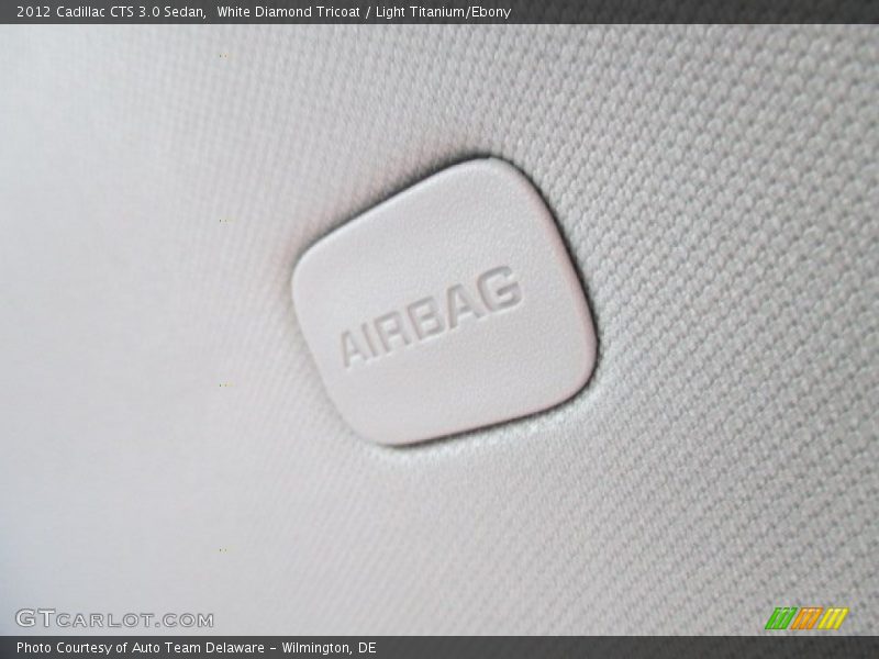 White Diamond Tricoat / Light Titanium/Ebony 2012 Cadillac CTS 3.0 Sedan