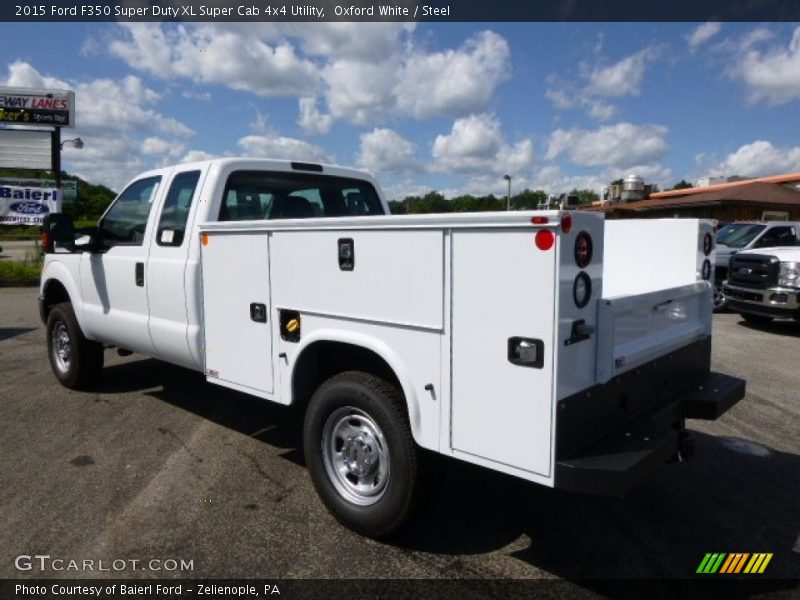 Oxford White / Steel 2015 Ford F350 Super Duty XL Super Cab 4x4 Utility