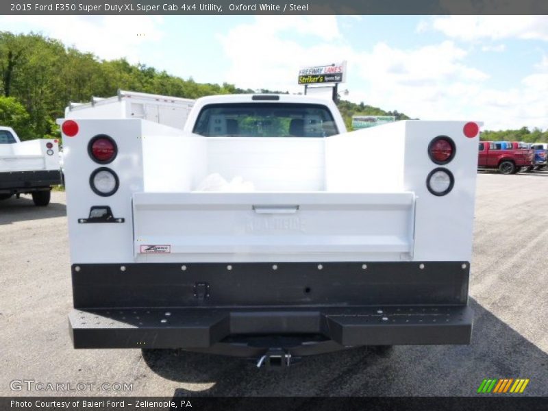 Oxford White / Steel 2015 Ford F350 Super Duty XL Super Cab 4x4 Utility