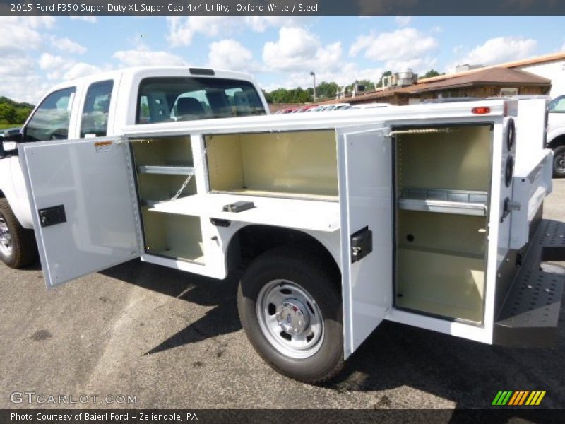 Oxford White / Steel 2015 Ford F350 Super Duty XL Super Cab 4x4 Utility