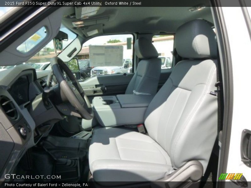 Oxford White / Steel 2015 Ford F350 Super Duty XL Super Cab 4x4 Utility