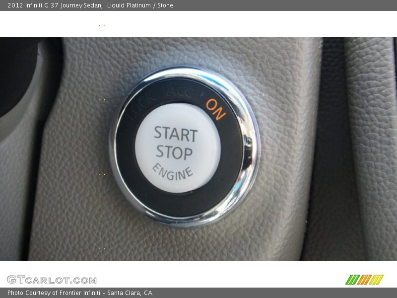 Liquid Platinum / Stone 2012 Infiniti G 37 Journey Sedan