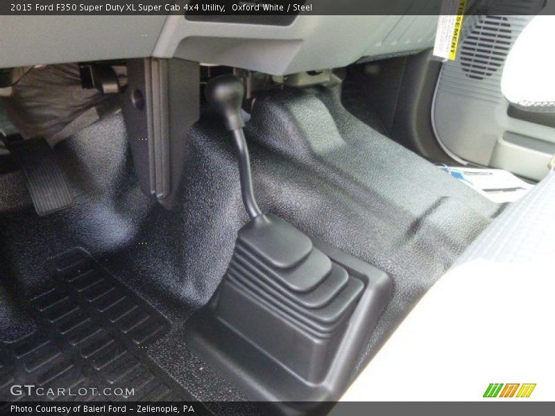 Oxford White / Steel 2015 Ford F350 Super Duty XL Super Cab 4x4 Utility