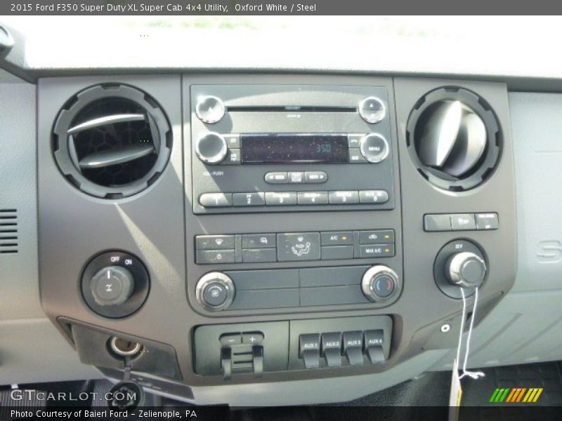 Oxford White / Steel 2015 Ford F350 Super Duty XL Super Cab 4x4 Utility