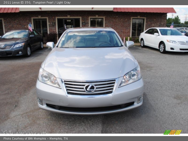 Tungsten Pearl / Light Gray 2011 Lexus ES 350