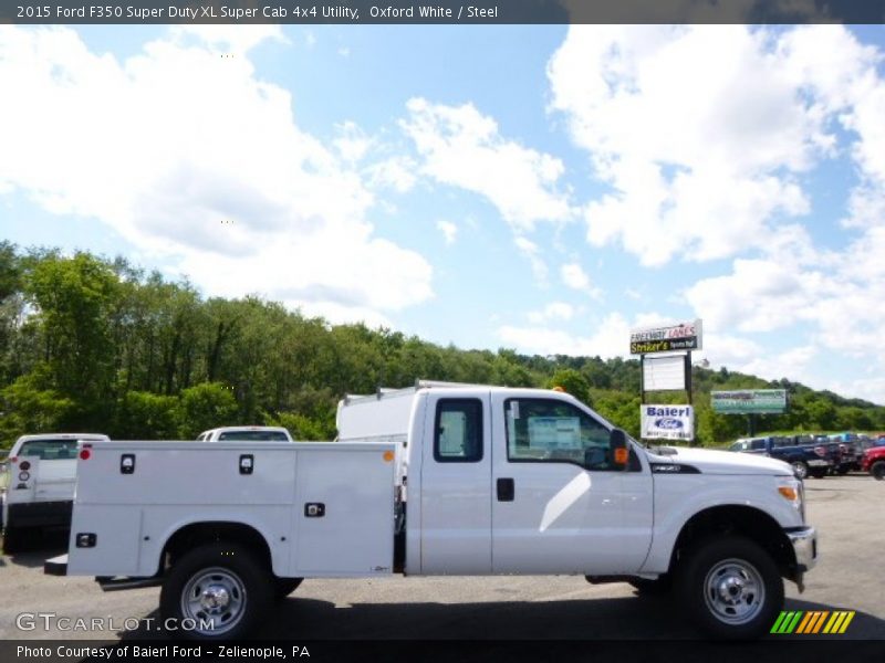 Oxford White / Steel 2015 Ford F350 Super Duty XL Super Cab 4x4 Utility