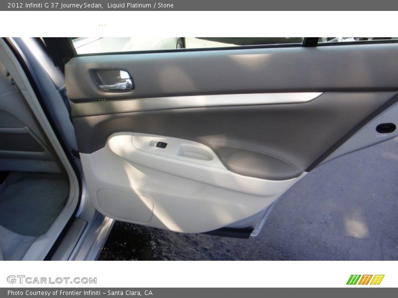 Liquid Platinum / Stone 2012 Infiniti G 37 Journey Sedan