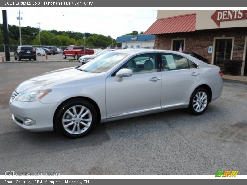 Tungsten Pearl / Light Gray 2011 Lexus ES 350