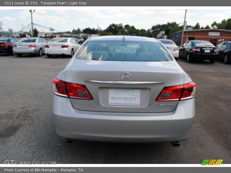 Tungsten Pearl / Light Gray 2011 Lexus ES 350