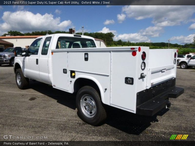 Oxford White / Steel 2015 Ford F350 Super Duty XL Super Cab 4x4 Utility