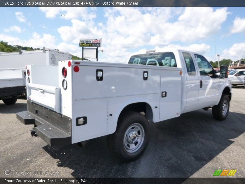 Oxford White / Steel 2015 Ford F350 Super Duty XL Super Cab 4x4 Utility