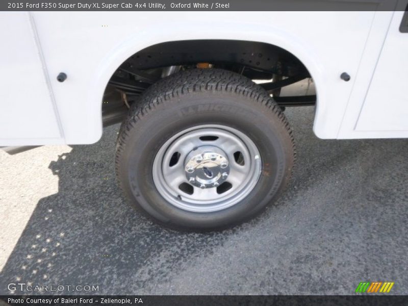 Oxford White / Steel 2015 Ford F350 Super Duty XL Super Cab 4x4 Utility