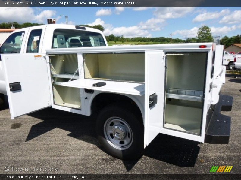 Oxford White / Steel 2015 Ford F350 Super Duty XL Super Cab 4x4 Utility