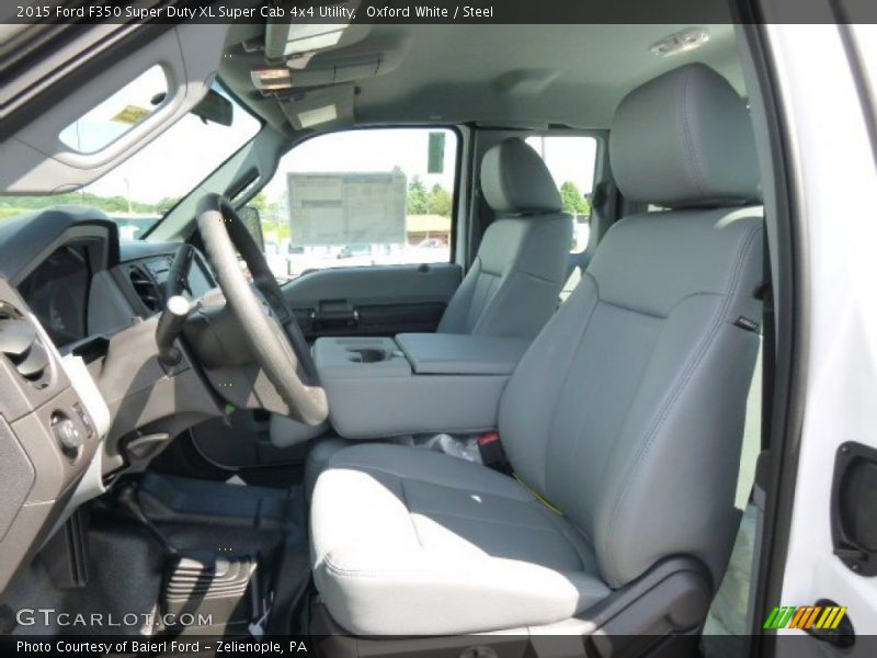 Oxford White / Steel 2015 Ford F350 Super Duty XL Super Cab 4x4 Utility