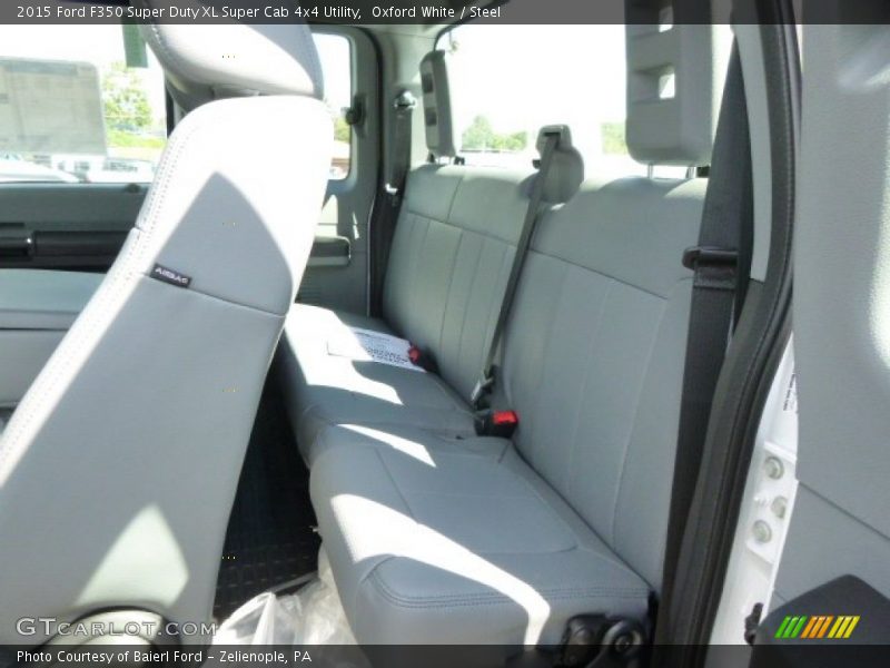 Oxford White / Steel 2015 Ford F350 Super Duty XL Super Cab 4x4 Utility