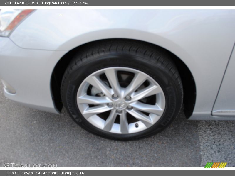 Tungsten Pearl / Light Gray 2011 Lexus ES 350
