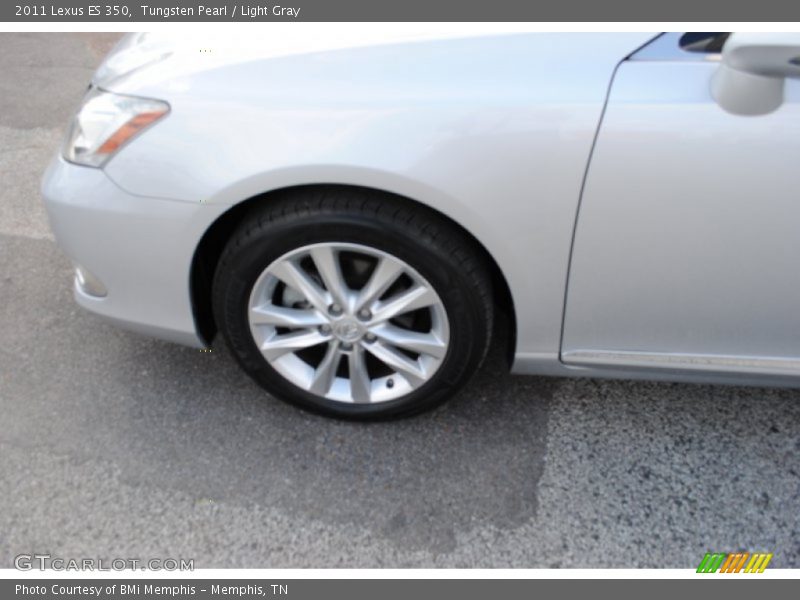 Tungsten Pearl / Light Gray 2011 Lexus ES 350