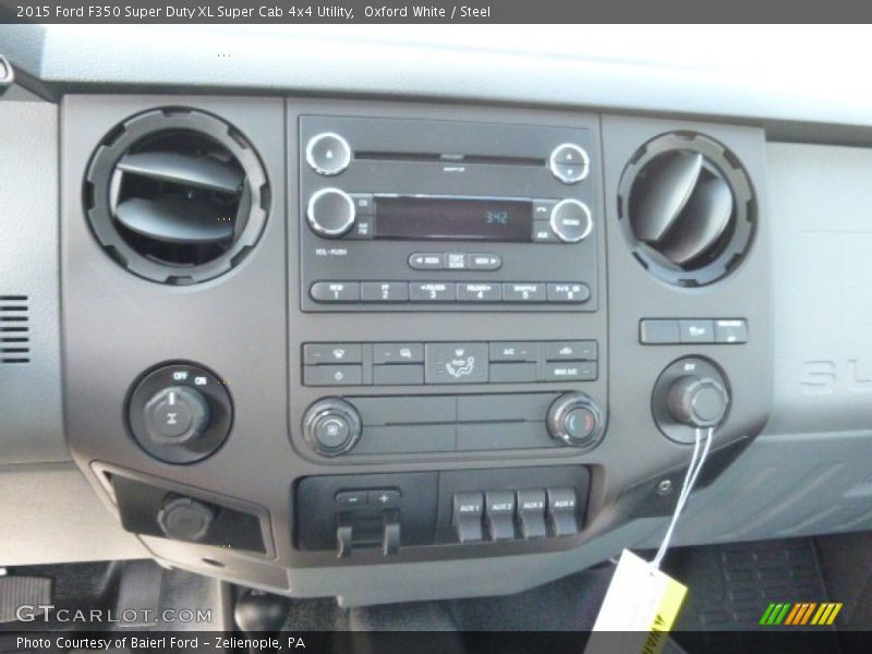 Oxford White / Steel 2015 Ford F350 Super Duty XL Super Cab 4x4 Utility