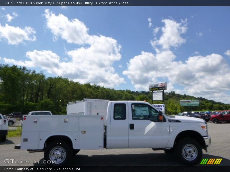 Oxford White / Steel 2015 Ford F350 Super Duty XL Super Cab 4x4 Utility