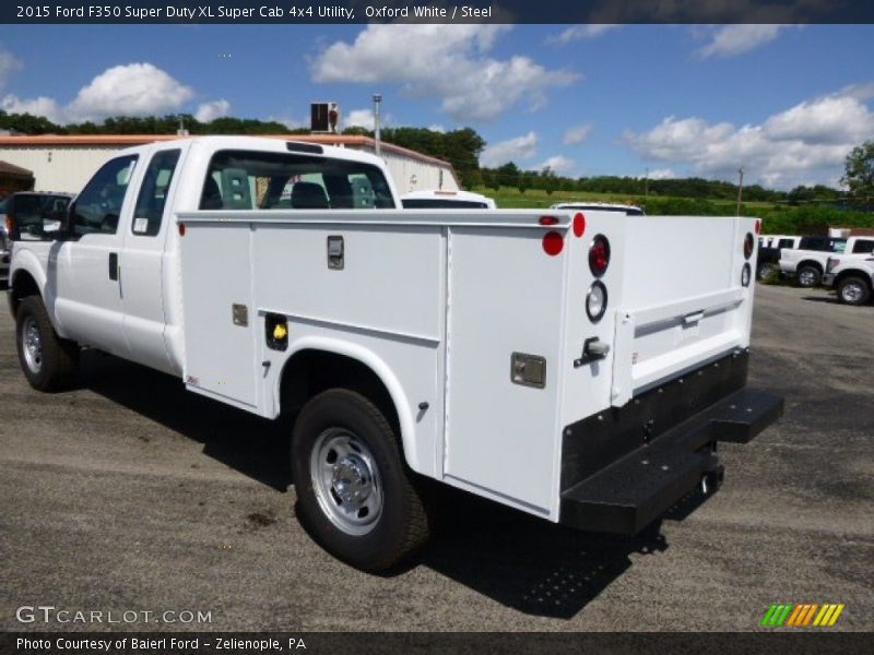 Oxford White / Steel 2015 Ford F350 Super Duty XL Super Cab 4x4 Utility