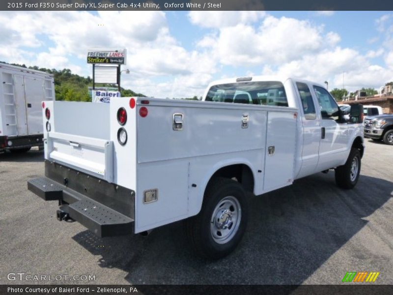 Oxford White / Steel 2015 Ford F350 Super Duty XL Super Cab 4x4 Utility